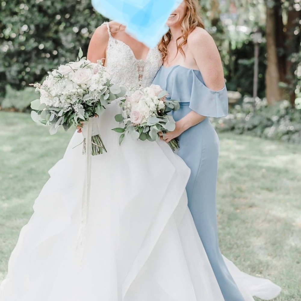 brideside Lucy dress - blue bridesmaid dress